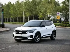 2021 Kia Seltos 1.5L CVT, белый — фото 1
