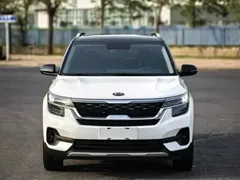 2021 Kia Seltos 1.5L CVT, белый — фото 2