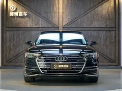 2022 Audi A8 A8L 50 TFSI quattro comfort collection, чёрный — фото 2