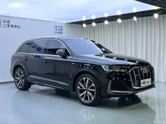 2022 Audi Q7 55 TFSI quattro S line sporty, чёрный — фото 2
