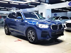 2021 BMW X3, синий — фото 3