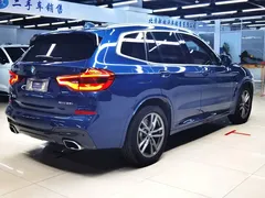 2021 BMW X3, синий — фото 4