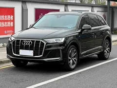 2023 Audi Q7 55 TFSI quattro S line Ice Snow Sport Edition, чёрный — фото 1