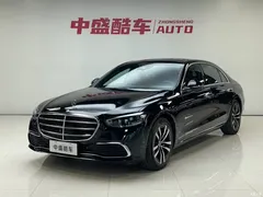 2022 Mercedes-Benz S-Class changes to S 400 L luxury model, чёрный — фото 1