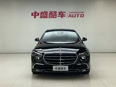 2022 Mercedes-Benz S-Class changes to S 400 L luxury model, чёрный — фото 2