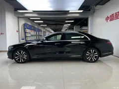 2022 Mercedes-Benz S-Class changes to S 400 L luxury model, чёрный — фото 4
