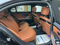 2022 Mercedes-Benz S-Class changes to S 400 L luxury model, чёрный — фото 18