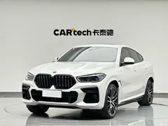 2022 BMW X6 modified xDrive40i exclusive M sports package, белый — фото 1