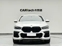 2022 BMW X6 modified xDrive40i exclusive M sports package, белый — фото 2