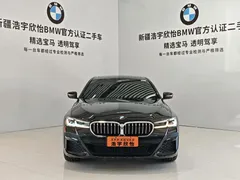 2022 BMW 5 Series 5 530Li M, чёрный — фото 2