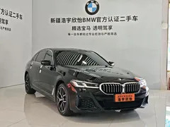 2022 BMW 5 Series 5 530Li M, чёрный — фото 3