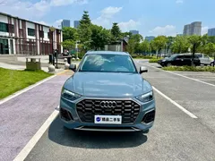 2022 Audi Q5L 40T RS, синий — фото 2