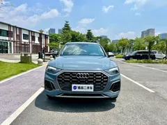 2022 Audi Q5L 40T RS, синий — фото 3