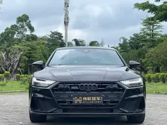 2022 Audi A7L 45 TFSI quattro S-line, чёрный — фото 2