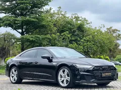 2022 Audi A7L 45 TFSI quattro S-line, чёрный — фото 3