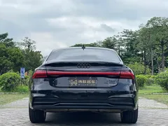 2022 Audi A7L 45 TFSI quattro S-line, чёрный — фото 5