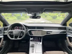 2022 Audi A7L 45 TFSI quattro S-line, чёрный — фото 17