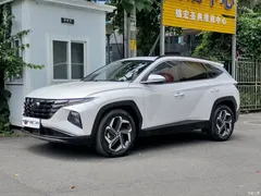 2021 Hyundai Tucson Tucson L 1.5T DCT LUX Premium, белый — фото 1