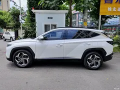 2021 Hyundai Tucson Tucson L 1.5T DCT LUX Premium, белый — фото 3
