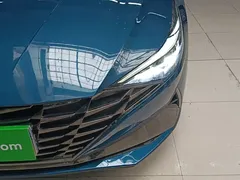 2021 Hyundai Elantra 1.5L CVT GLX Elite, синий — фото 3