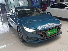 2021 Hyundai Elantra 1.5L CVT GLX Elite, синий — фото 4