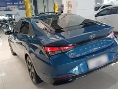2021 Hyundai Elantra 1.5L CVT GLX Elite, синий — фото 5