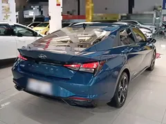 2021 Hyundai Elantra 1.5L CVT GLX Elite, синий — фото 7