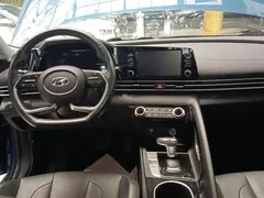 2021 Hyundai Elantra 1.5L CVT GLX Elite, синий — фото 10