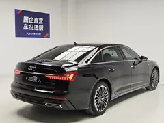 2020 Audi A6L 55 TFSI e quattro, чёрный — фото 4