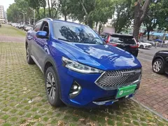 2021 Haval F7x 1.5T 2WD, синий — фото 4