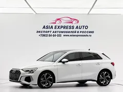 2022 Audi A3 Sportback 35 TFSI Luxury Sport, белый — фото 1
