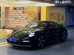 2022 Porsche 911 Targa 4 3.0T, чёрный — фото 1