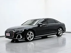 2023 Audi A8 A8L 50 TFSI quattro Premium Selection, чёрный — фото 2