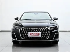 2023 Audi A8 A8L 50 TFSI quattro Premium Selection, чёрный — фото 3