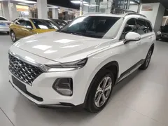 2020 Hyundai Santa Fe 380 TGDi AT 2WD GLS Luxury, белый — фото 1