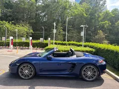 2022 Porsche 718 Boxster 2.0T, синий — фото 3