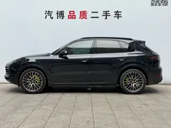 2021 Porsche Cayenne E-Hybrid 2.0T, чёрный — фото 4