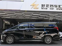 2020 Toyota Alphard Hybrid 2.5L Luxury, чёрный — фото 2