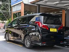 2020 Toyota Alphard Hybrid 2.5L Luxury, чёрный — фото 3