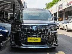 2020 Toyota Alphard Hybrid 2.5L Luxury, чёрный — фото 4