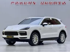 2021 Porsche Cayenne New Energy Cayenne E-Hybrid 2.0T, белый — фото 1