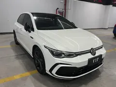 2021 Volkswagen Golf 280TSI DSG R-Line, белый — фото 3