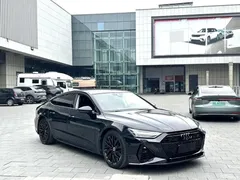 2021 Audi A7 45 TFSI Premium Selection, чёрный — фото 3
