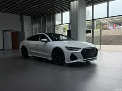 2022 Audi A7 45 TFSI Premium Selection, белый — фото 3