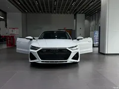 2022 Audi A7 45 TFSI Premium Selection, белый — фото 4