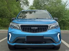 2021 Geely Vision X3 PRO 1.5L CVT Premium Type, синий — фото 2