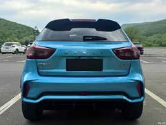 2021 Geely Vision X3 PRO 1.5L CVT Premium Type, синий — фото 5