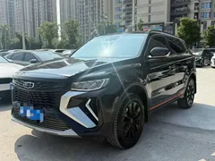 2022 Geely Atlas X 1.8TD DCT Premium, чёрный — фото 1