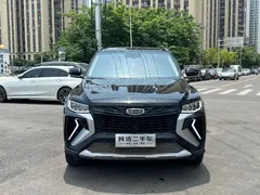 2022 Geely Atlas 1.8TD DCT, чёрный — фото 2