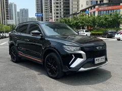 2022 Geely Atlas 1.8TD DCT, чёрный — фото 3